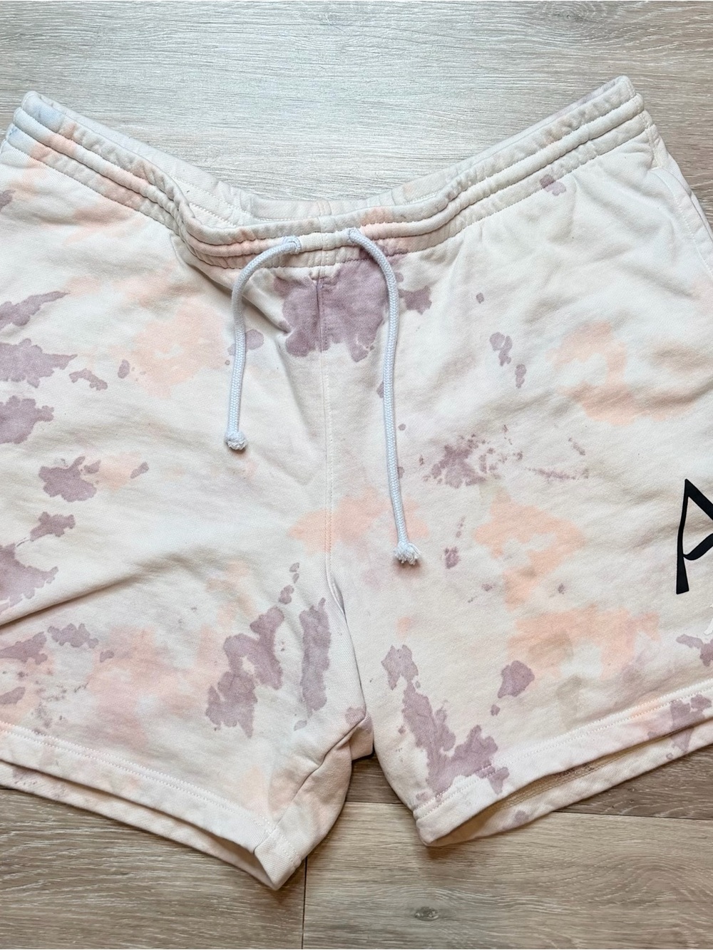 Jordan Women’s Tie-Dye Athletic Shorts - Pink & Cream